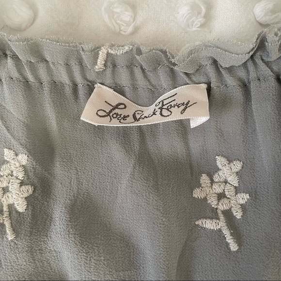 LoveShackFancy Silk tiered mini dress S - Picture 2 of 7